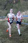 Lydia Turner and Bobby Clay in the junior womens 4k BUPA Great Edinburgh Cross Country. Photo: David T. Hewitson/Sports for All Pics